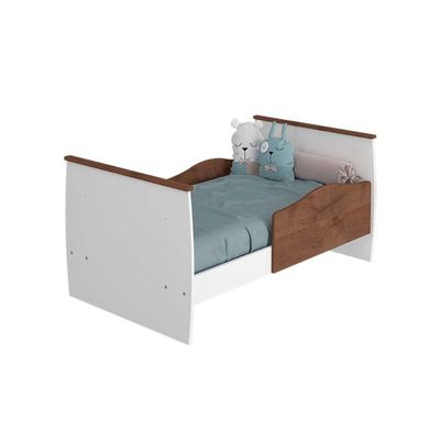 Berço / Mini Cama Infantil Conforto 2 em 1 Branco - Permóbili Baby