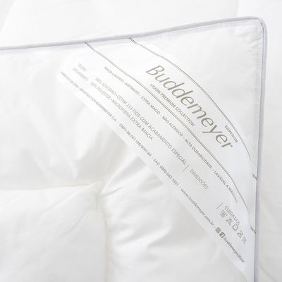 Edredom King Capa Duvet Buddemeyer Vision Fill Branco