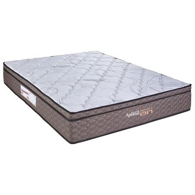 Colchão King c/ Vibro Massagem Aplause Smart Brown (193x203x26) - Paropas