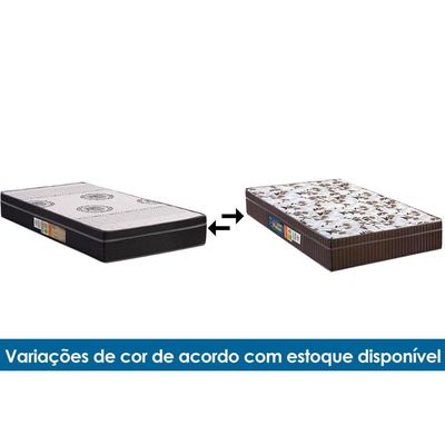 Colchão Viúva D28 / Anatômico Orthoface Firme Euro Pillow Black (108x198x25) - Polar