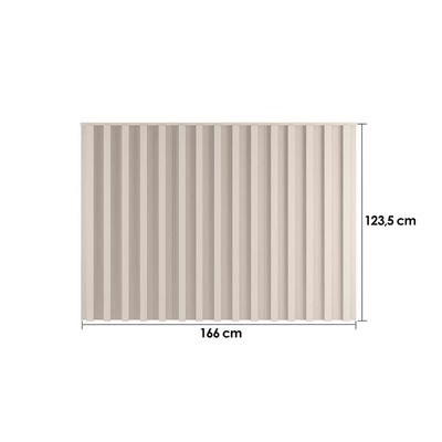 Cabeceira Cama Box Madeirado Vitoria Casal/Queen Off White - Europa