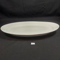 Travessa Oval Melamina Branca 25x18,5cm Bandeja Rasa Servir Petiscos Haus Concept