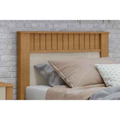 Cama Solteiro Athenas Frassino/Off White - Lopas