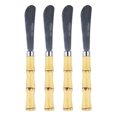 Conjunto com 4 Espátulas Bambu Cazza