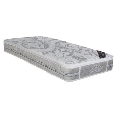 Colchão King Espuma Látex Molas Ensacadas Pocket Super Luxo SLX Pillow Top (193x203x30) - Castor