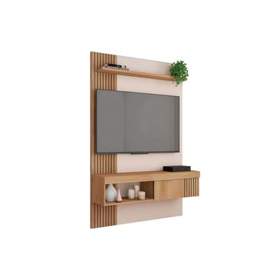 Home p/ TV até 45 Pol Jade Ripada 120x183cm Buriti/Fendi - Caemmun
