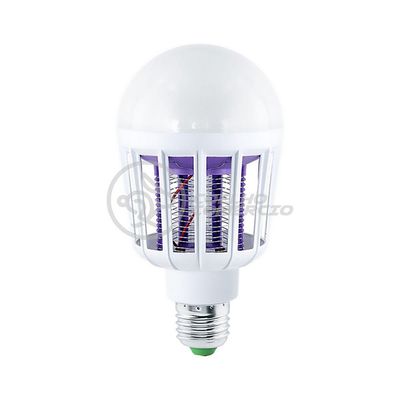 Lâmpada Luz Led Branco 15w Atrai Choque Mosquito