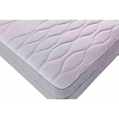Cama Box Casal: Colchão Ortopédico Herval D33 / Ag 65 FeelCore + Base CRC Courano White (138x188)