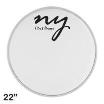 Pele Porosa para Bateria 22" Branca New York