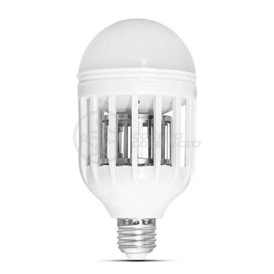 Lâmpada Luz Led Branco 15w Atrai Choque Mosquito