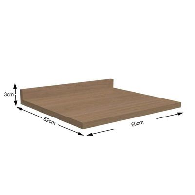 Módulo Cozinha Kappesberg Maxxi Tampo p/ Balcão E603 60cm Nogueira-Kappesberg