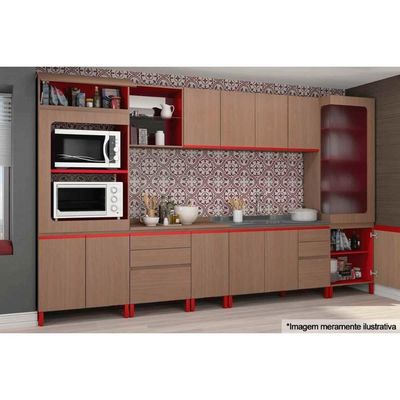 Módulo Cozinha Kappesberg Maxxi Tampo p/ Balcão E603 60cm Nogueira-Kappesberg