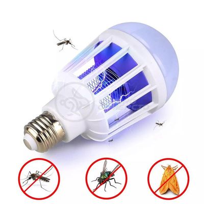 Lâmpada Luz Led Branco 15w Atrai Choque Mosquito