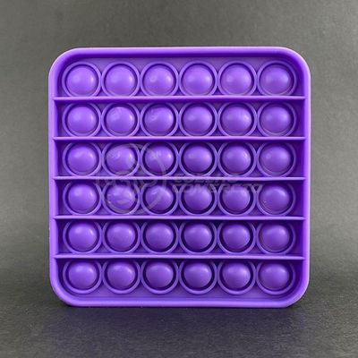 Pop It Quadrado Anti Stress Ansiedade Roxo