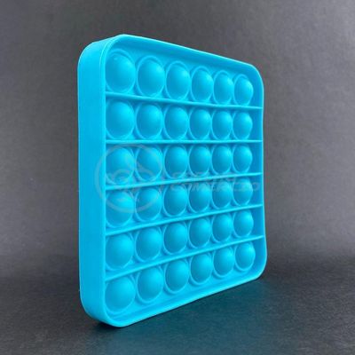 Pop It Quadrado Anti Stress Ansiedade Azul