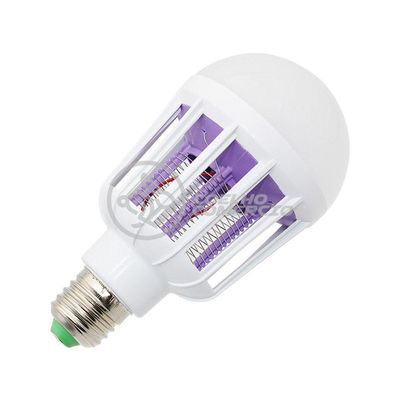 Lâmpada Luz Led Branco 15w Atrai Choque Mosquito