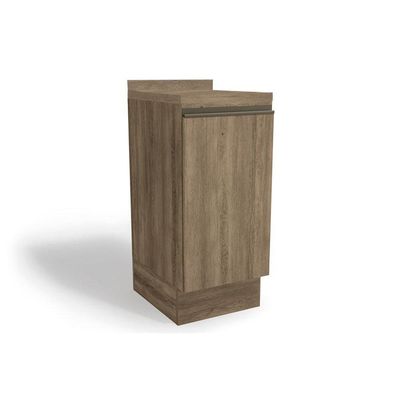 Cozinha Modulada Kappesberg Maxxi Nicho G741 c/ Tampo 40cm Nogal/Preto-Kappesberg