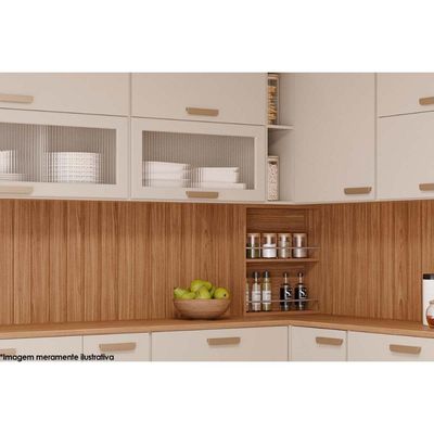 Armário de Cozinha Modulado Bella Porta Tempero 52 cm Cinamomo - MGM