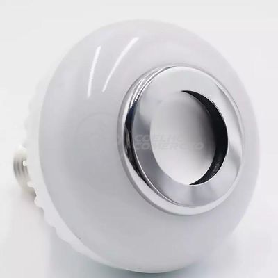 Lâmpada Led 12W E27 Rgb Colorida Com Caixa De Som Bluetooth