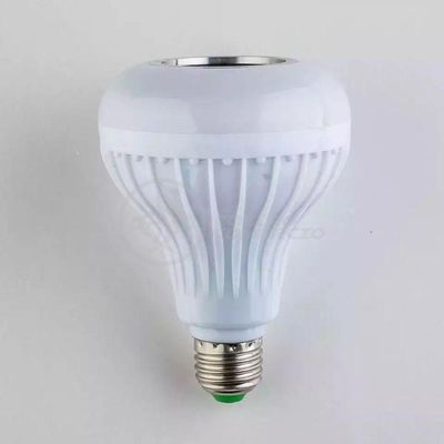 Lâmpada Led 12W E27 Rgb Colorida Com Caixa De Som Bluetooth