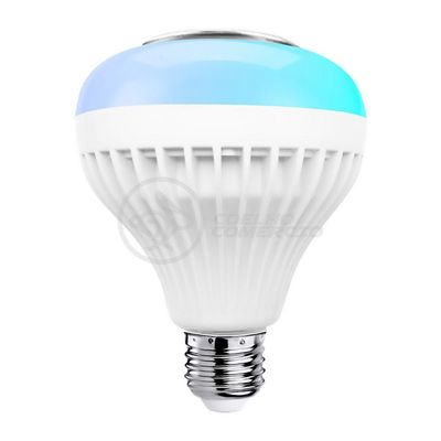 Lâmpada Led 12W E27 Rgb Colorida Com Caixa De Som Bluetooth