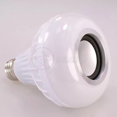Lâmpada Led 12W E27 Rgb Colorida Com Caixa De Som Bluetooth