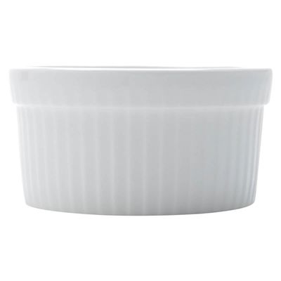 Ramequim Tigela de Porcelana 10x5cm Classic Lyor Branco para
