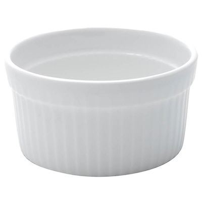 Ramequim Tigela de Porcelana 10x5cm Classic Lyor Branco para