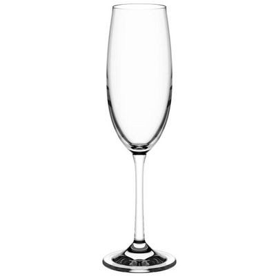 Kit 12 Taças de Champanhe 220ml Espumantes Cristal Copos Tit