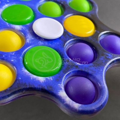 Hand Spinner Pop It Led Luminoso Tiktok Sensorial Azul