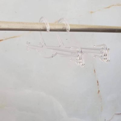 Conjunto 25 Cabides de Lojas para Lingerie Cristal com Encaixe para Alças Expositores