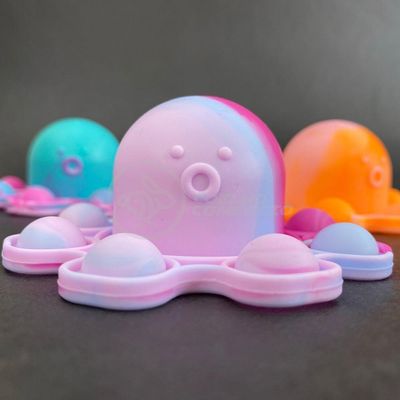 Chaveiro Polvo Reversível Pop It Anti Stress Apertar Tiktok
