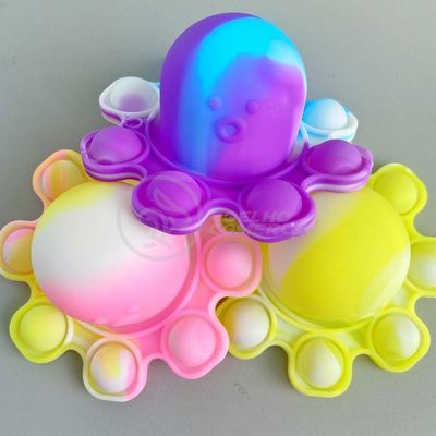 Chaveiro Polvo Reversível Pop It Anti Stress Apertar Tiktok