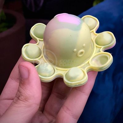 Chaveiro Polvo Reversível Pop It Anti Stress Apertar Tiktok
