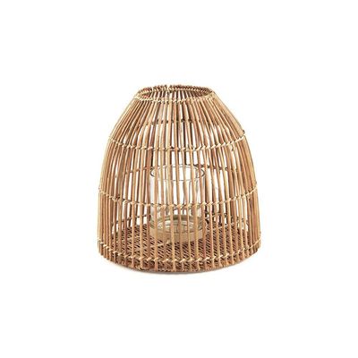 Lanterna Em Rattan 30X26Cm