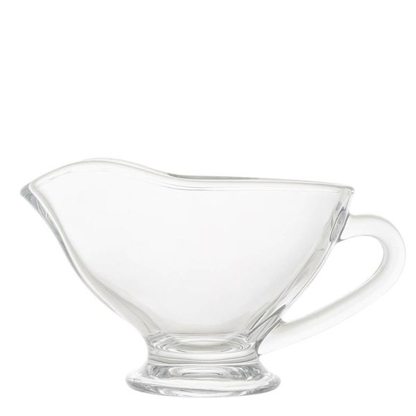 Molheira de Cristal Vidro Transparente 180ml para Servir com Alça Seul Lyor Molhos Coberturas Temper