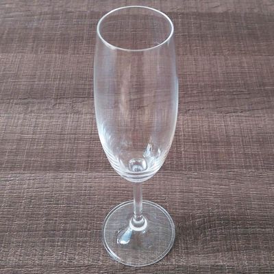 Jogo de Taças de Cristal Titânio 220ml Conjunto 6 Taças Para Champagne Sense