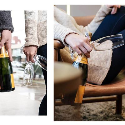 Jogo de Taças de Cristal Titânio 220ml Conjunto 6 Taças Para Champagne Sense