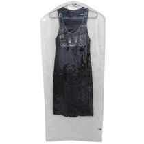 Capa Protetora de Roupa Vestido Jaqueta Terno Casaco 55x125cm Transparente e TNT
