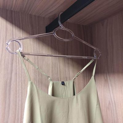 12 Cabides de Roupa Vestido Regata Alça Adulto Cristal Transparente Cinquetti