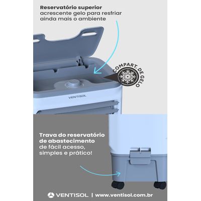 Climatizador Ventisol CLI16, 16 litros, 130W 127V