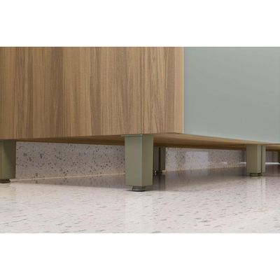 Kit Cozinha Modulada 5 Peças Rainha (3Aéreos+2Balcões) C5P113 Nature/Branco - Nesher