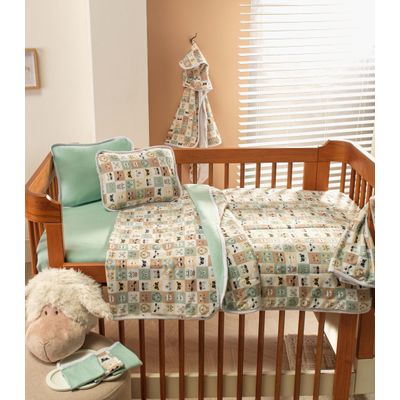 Edredom Bebê Estampado Vivaldi Verde UN / Verde