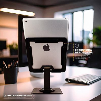 Suporte Metálico 360 - Discovery - Para Tablet / iPad - Prata - Gshield