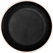 Prato Raso Melamina 26cm Wolff Class Preto Sushi Sashimi Petisqueira Servir Avulso
