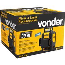 Nível a Laser Recarregável 30 metros NLR 030 Vonder Bateria de Íons de Lítio