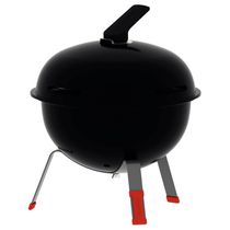 Churrasqueira Bafo Esmaltada Tramontina Portatil a Carvão Redonda com Tampa TCP-320L Aço Esmaltado P