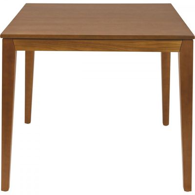 Mesa de Madeira Tramontina London Quadrada em Tauarí Amêndoa 4 Lugares 80 cm