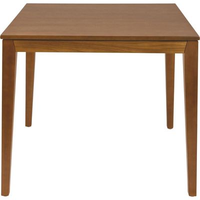 Mesa de Madeira Tramontina London Quadrada em Tauarí Amêndoa 4 Lugares 80 cm