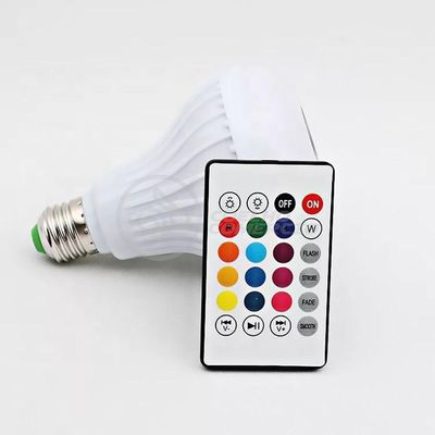 Lâmpada Led 12W E27 Rgb Colorida Com Caixa De Som Bluetooth